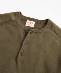 Acid Wash Henley Sweater