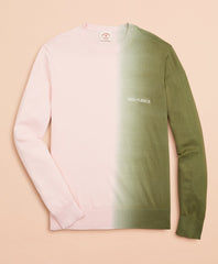 Cotton Ombre Crewneck Sweater