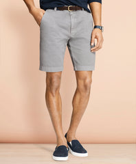 Stretch Cotton Twill Shorts