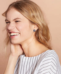 Enamel Stud Earrings - Set of Three