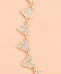 Crystal-Covered Heart Necklace