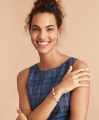 Crystal-Covered Heart Bracelet