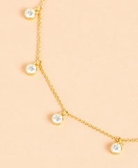 Demi-Fine Crystal Drop Necklace