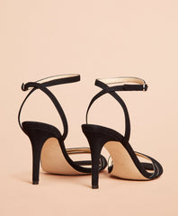 Suede Stiletto Sandals