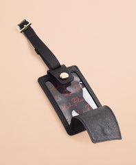 Saffiano Leather Luggage Tag