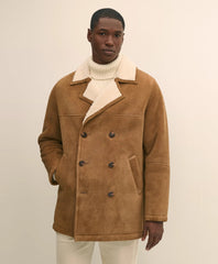 Shearling Double-Breasted Coat