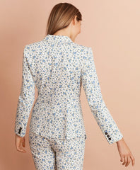 Floral-Print Stretch-Cotton Sateen Jacket