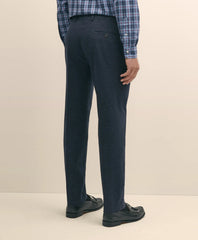 Slim Fit Check Suit Pants in Brushed-Cotton