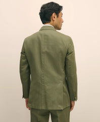 Slim Fit Fine Twill Washed Linen-Cotton Suit Jacket
