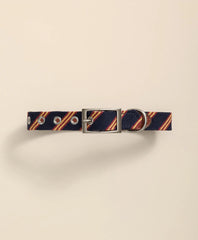 Smathers & Branson Needlepoint Rep Stripe Dog Collar