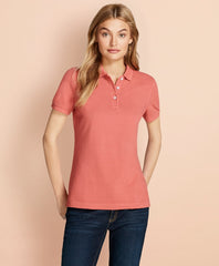 Garment-Dyed Pique Polo