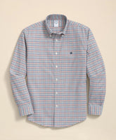 Multi-Check Shirt Stretch Non-Iron Oxford Button-Down Collar
