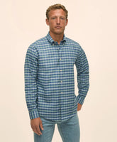 Tartan Sport Shirt Stretch Non-Iron Oxford Button-Down Collar