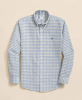 Tattersall Sport Shirt Stretch Non-Iron Oxford Button-Down Collar
