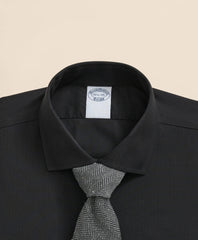 Stretch Supima® Cotton Non-Iron English Spread Collar Herringbone Dress Shirt