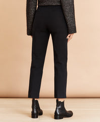 Slim-Fit Stretch Cotton Twill Ankle Pants