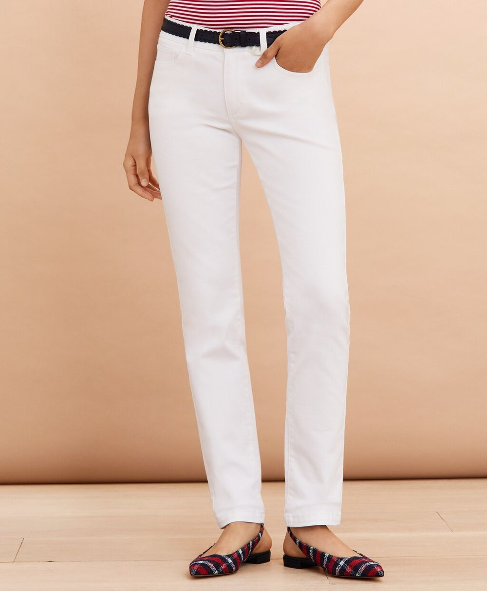 Stretch Denim Five-Pocket Pants