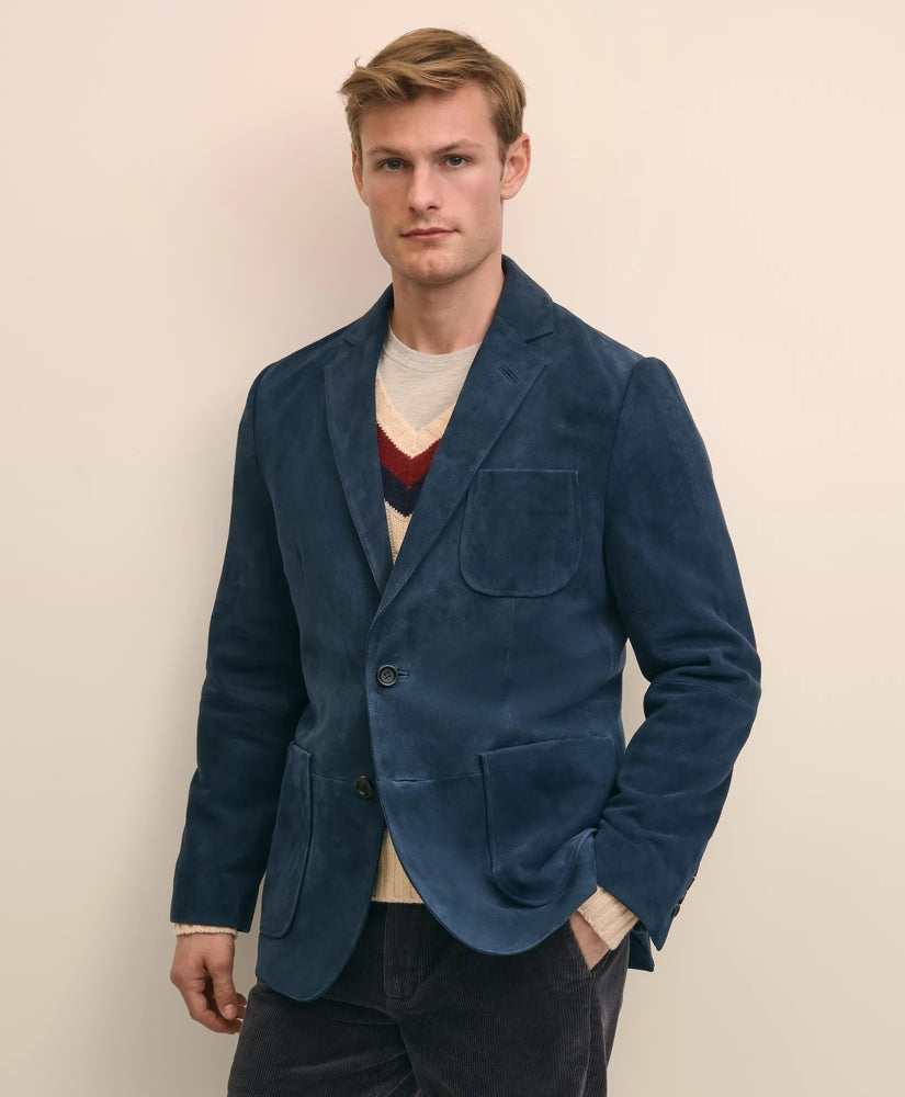 Suede Patch Pocket Sport Coat