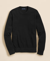 Supima® Cotton Pique Crewneck Sweater