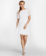 Cotton Eyelet Blouse