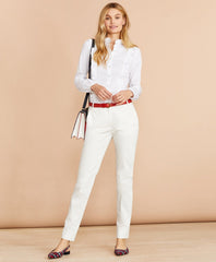 Ruffled Poplin Shirt