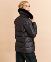 Faux-Fur-Trim Down Parka