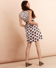 Floral-Print Cotton Sateen Dress