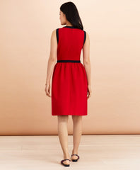Ponte Knit A-Line Dress
