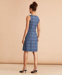 Tartan Wool Shift Dress