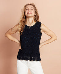Cotton Crochet Lace Top