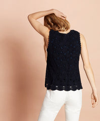 Cotton Crochet Lace Top