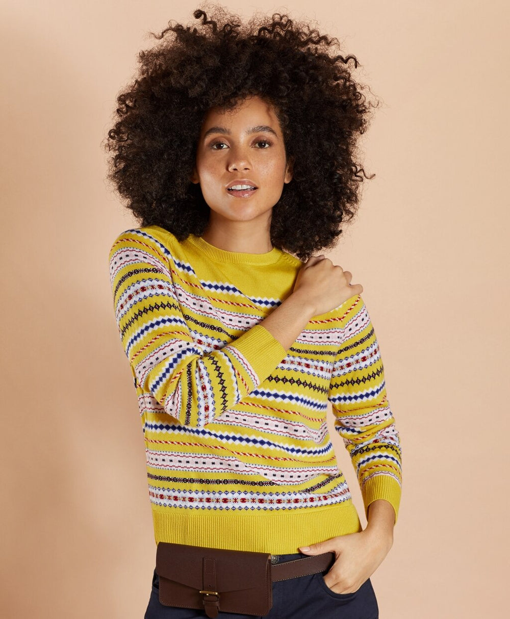 Merino Wool Fair Isle Sweater