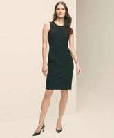 The Essentials Brooks Brothers Stretch Wool Sheath Dress