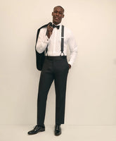 Traditional Fit Merino Wool Twill 1818 Tuxedo Pants