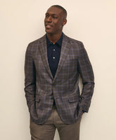 Traditional Fit Wool Plaid-Gingham Sport Coat