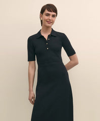 Viscose Polo Knit Dress