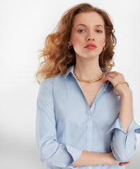 Gold-Plated Twisted Rope Collar Necklace