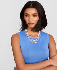 Long Ombre Freshwater Pearl Necklace