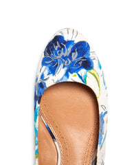 Floral Canvas Ballet Flats