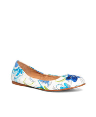 Floral Canvas Ballet Flats