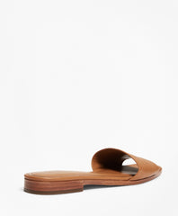 Leather Slide Sandals