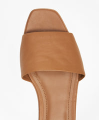 Leather Slide Sandals