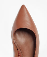 Leather Point-Toe Pumps