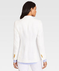 Irish Linen Double-Breasted Blazer