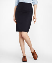 Wool Pencil Skirt