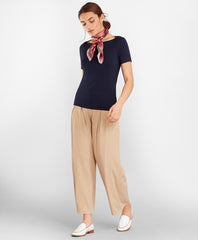 Bateau-Neck Jersey Top