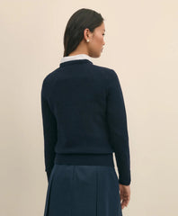 Women's Lunar New Year Merino-Wool-Blend Intarsia Crewneck Sweater