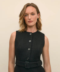 Belted Boucle Sheath