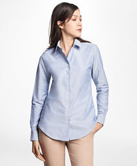 Classic-Fit Supima® Cotton Oxford Forward-Point Shirt