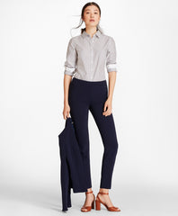 Striped Cotton Dobby Fitted Shirt